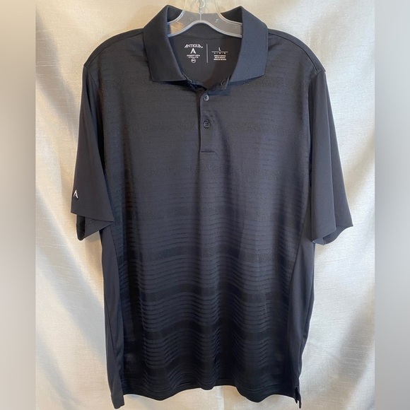 NWOT Antigua Compass Polo  Shirt Black Mens LG - Picture 12 of 12